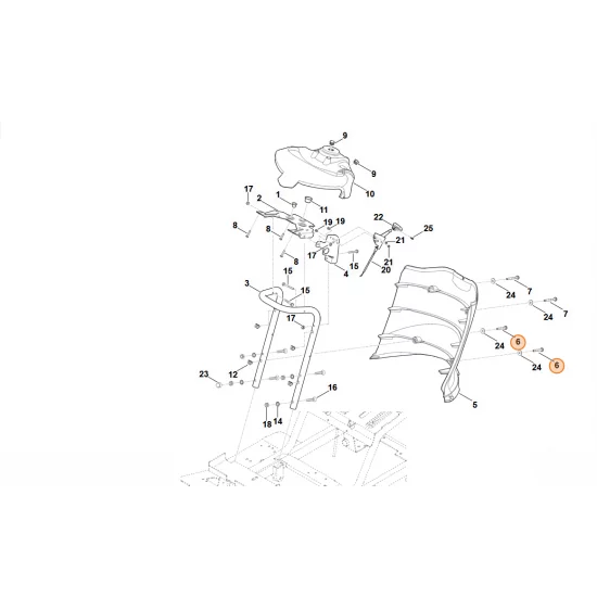 STIHL   Śruba IS-M6x40 9022 313 1400